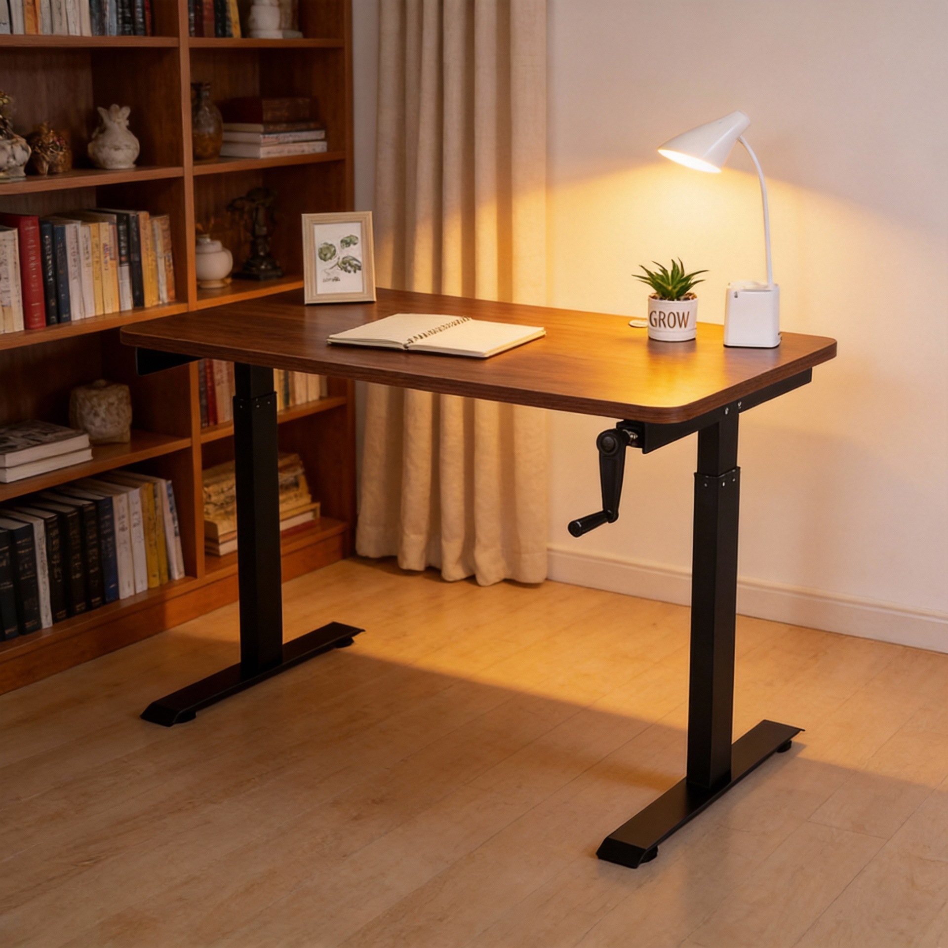 Hand Lifting Table Rack Desk Table Liftable Household Children's Learning and Writing Desk Bedroom Worktable