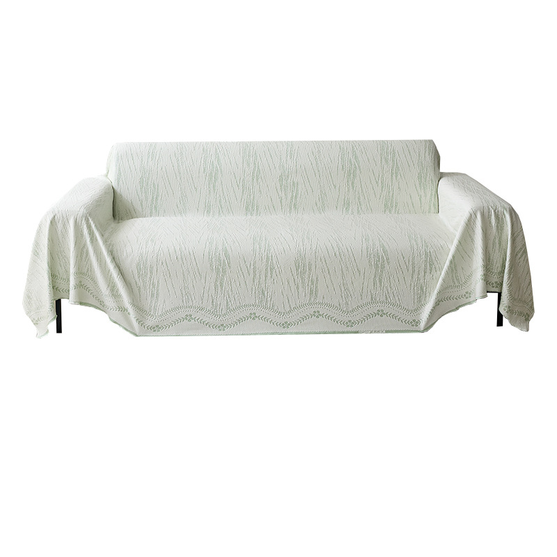 2025 nueva toalla de sofá fresca cuatro estaciones cubierta universal cubierta de seda de hielo de verano cojín de sofá antideslizante manta de alfombra