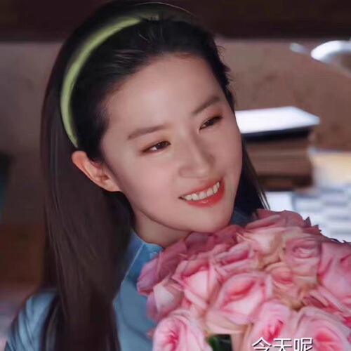 Go where the wind blows Liu Yifei Xu Hongdou's same style green satin hairpin hairband women's high skull headband headwear