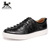 Summer casual footwear for leather shoes, comfortable breathable sneakers
