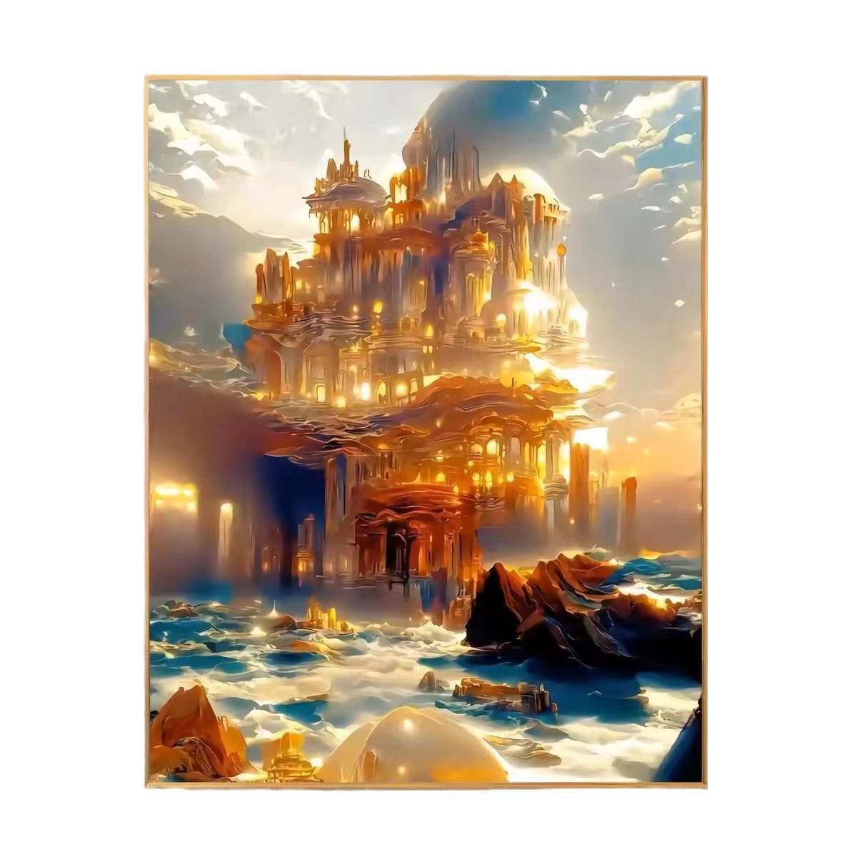 [Pequeño al por mayor] pintura al óleo digital di relleno de pintura acrílica simple pintura decorativa de alto nivel con selección de cabello al por mayor