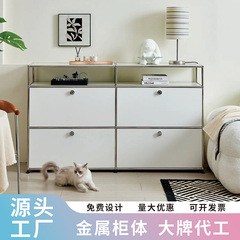 USM 中古バウハウスベッドサイドテレビキャビネットインスタイルモジュール組み合わせ鉄製バケツステンレス鋼サイドボードカスタマイズ