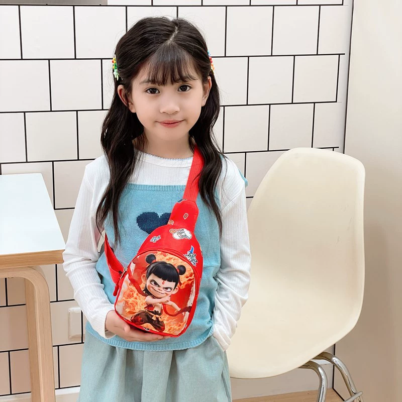 Chest bag, small bag, cartoon wallet, universal one-shoulder bag for leisure