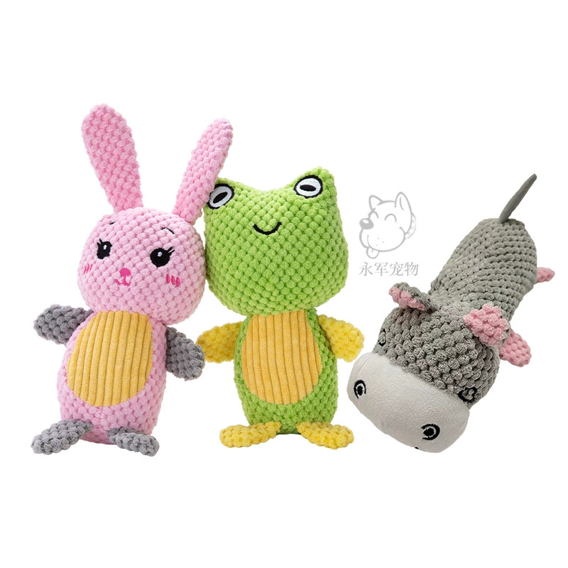 Домашнее животное плюшевая игрушка собака укус милый кролик укус собака игрушка животное Анас бархат материал оптом