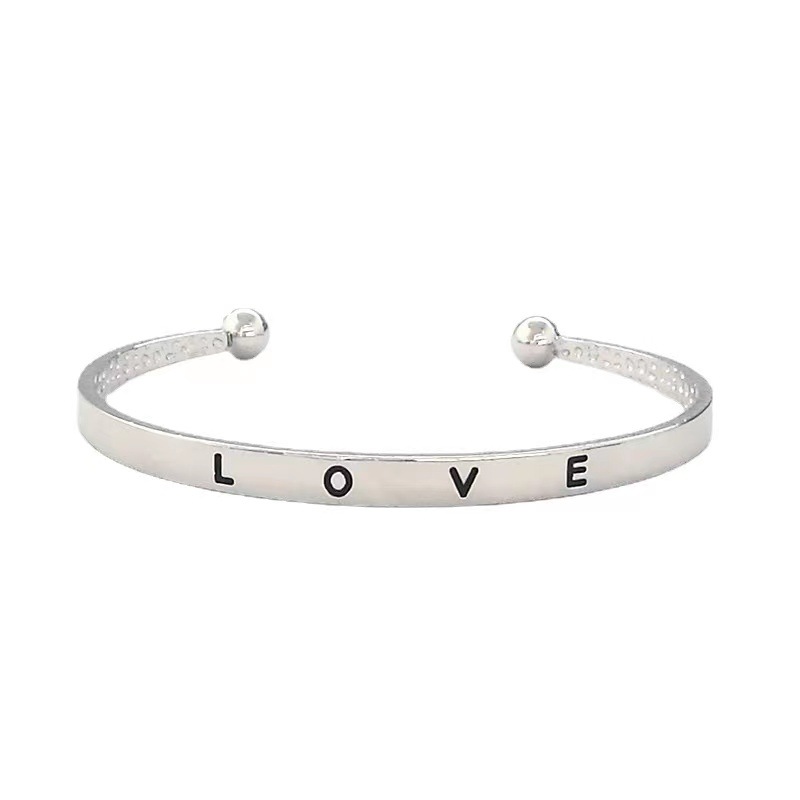 Silver Simple Bracelet LOVE