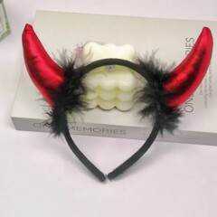 メーカー卸売りハロウィーン悪魔牛角カチューシャアマゾン爆金粉牛角頭ボタンハロウィーン頭ボタン