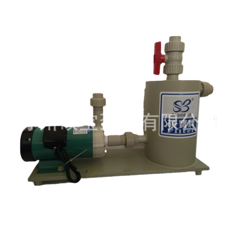 微型耐酸碱磁力水泵 耐腐卧式离心排污自吸泵 小型自吸式磁力泵