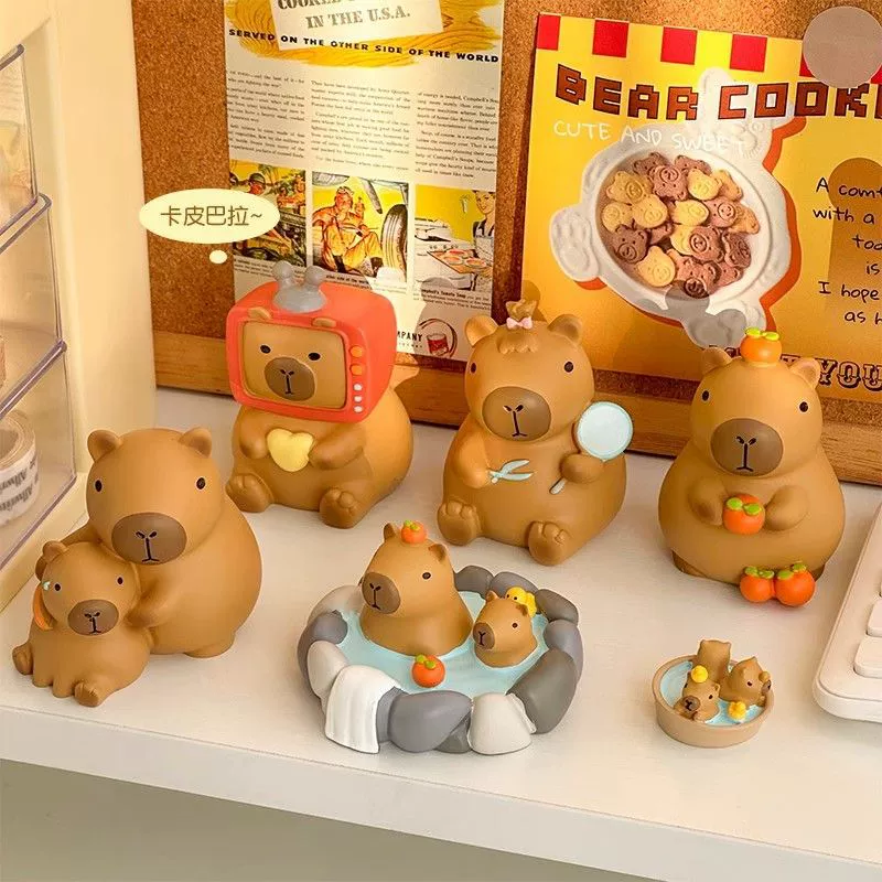 Маленький Бин Дуду Кабара ручная слепая коробка креативная волна игра дельфин девочка праздничный подарок оптом настольное маленькое украшение