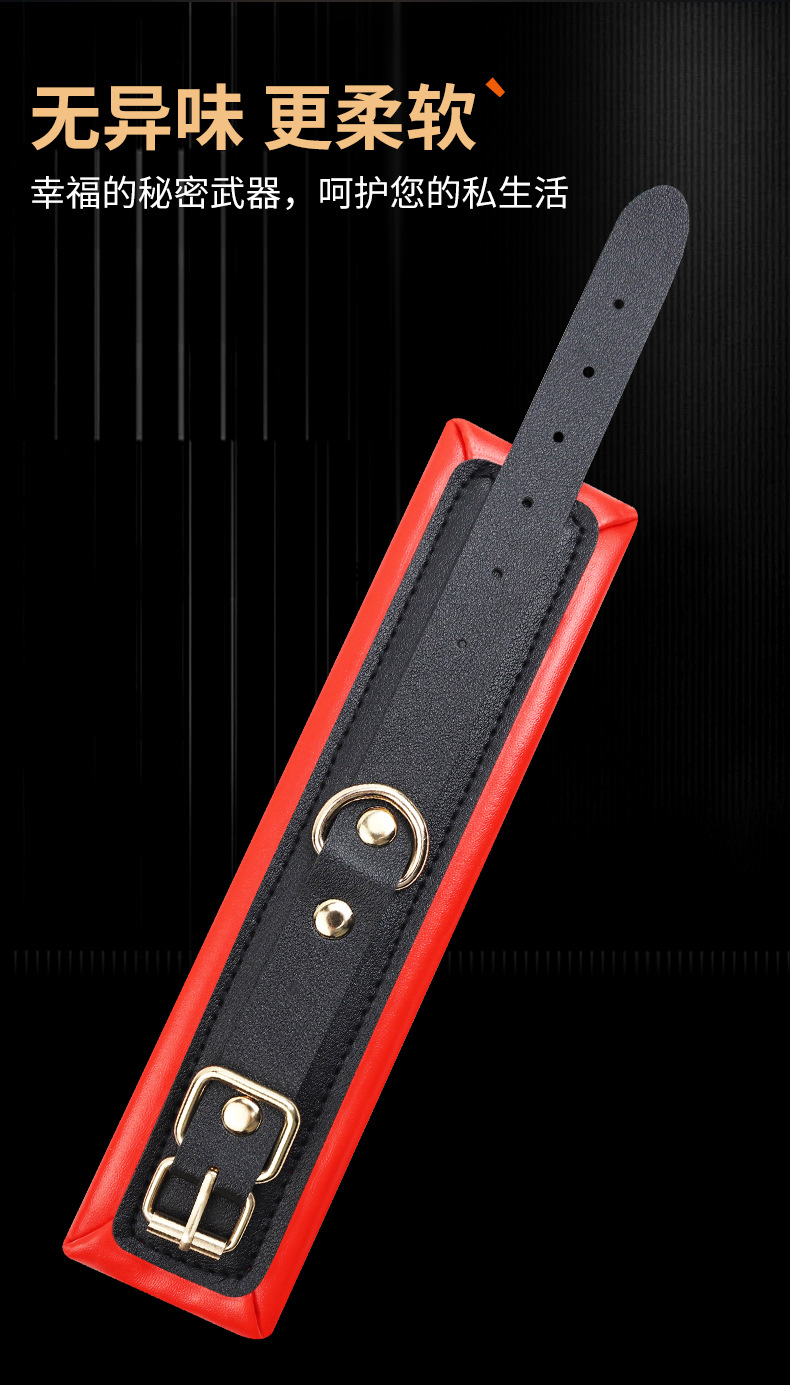 Jiuai Bondage Set with Contrast Color Handcuffs and Heart-shaped Red Candle — detail image 12