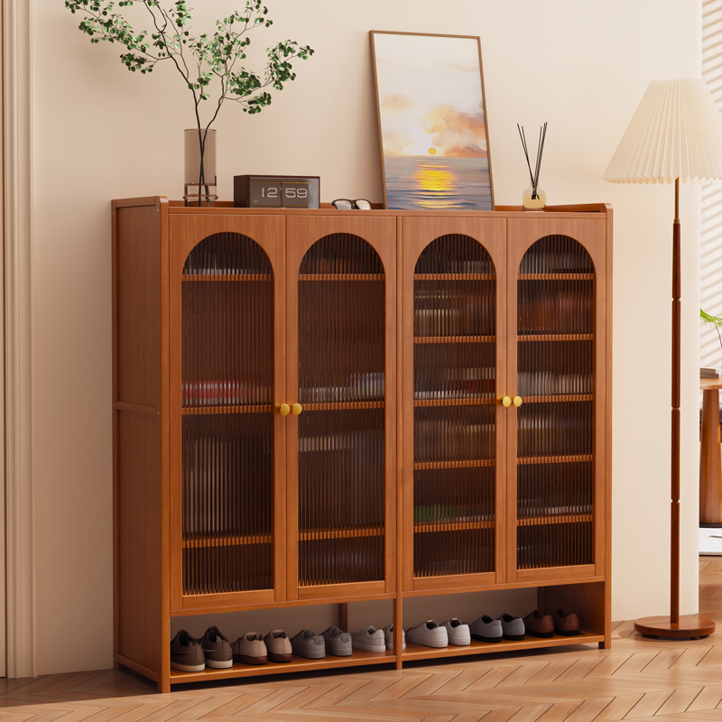 신발장, 집 입구 일체형 다층 간이 현관 수납 선반, 가벼운 고급 가정용 대용량 방진 신발장