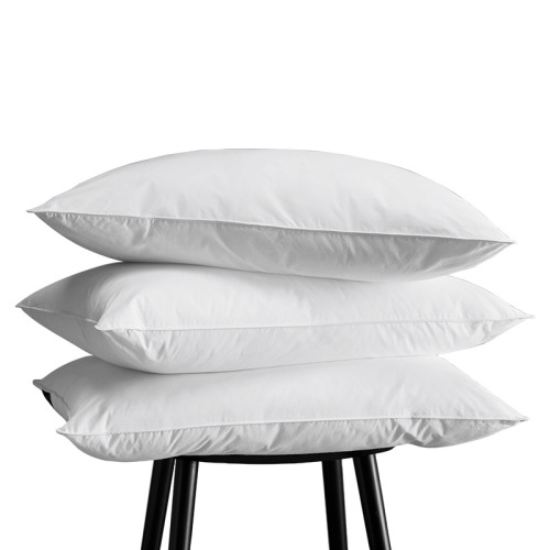 Five-star hotel pillows, single and double feather velvet couple cotton pillow core, home cervical vertebra support to help sleep wholesale