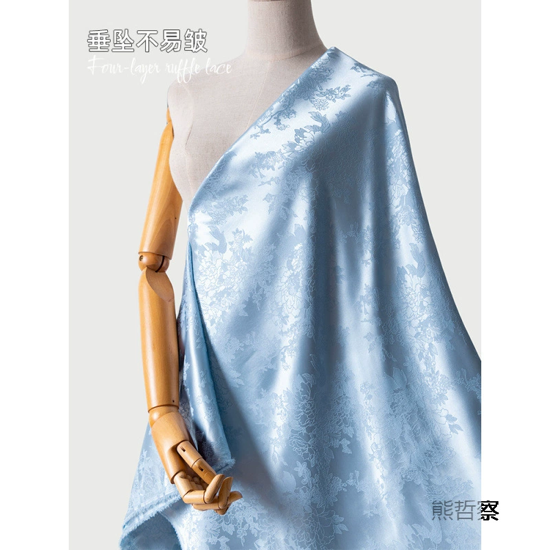 Cheongsam, silky cloth, realistic silk Hanfu