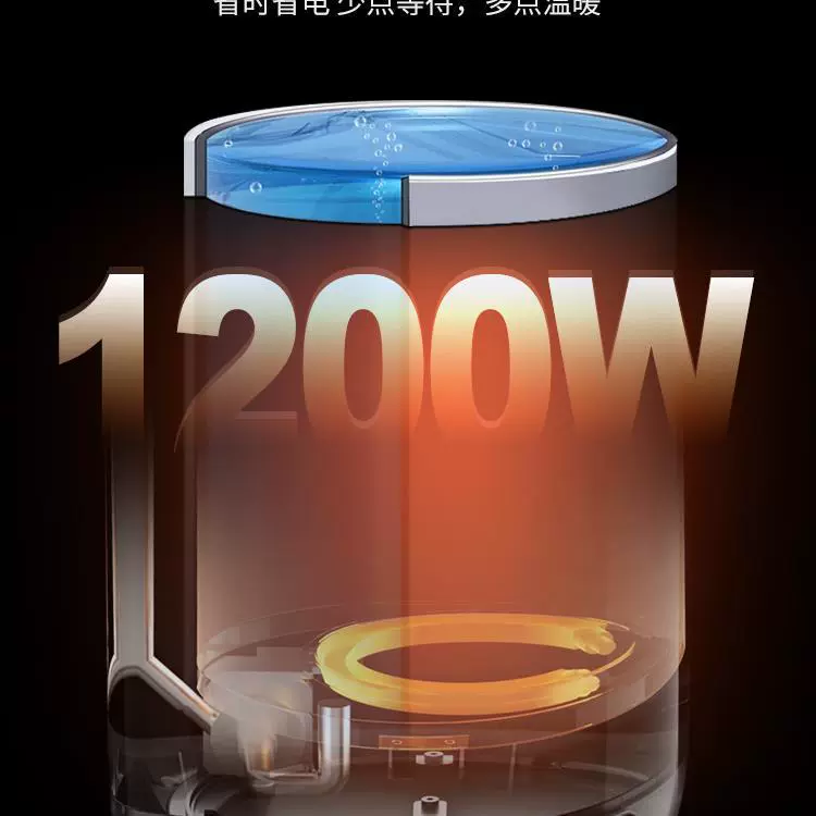 Capacious teapot, thermos for commercial use, keeps constant temperature