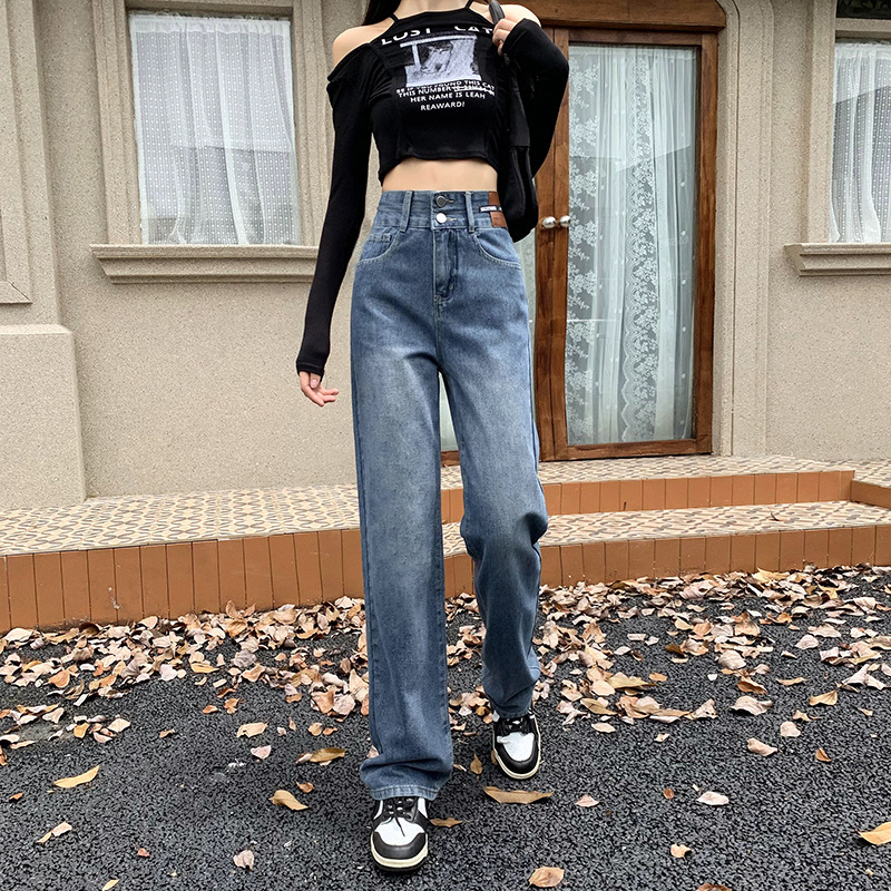 빈티지 블루 바지