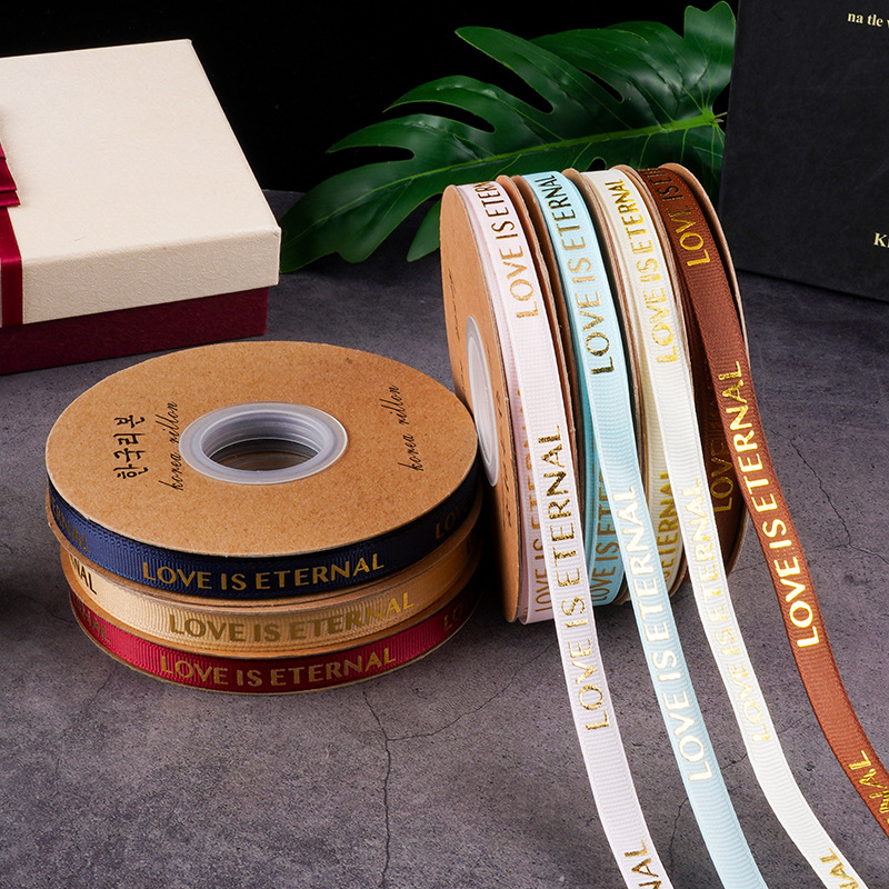 1cm gilding costilla cinturón embalaje de la flor cinta estrecha pastel de regalo de boda cinturón de hilo Inglés cinturón de poliéster