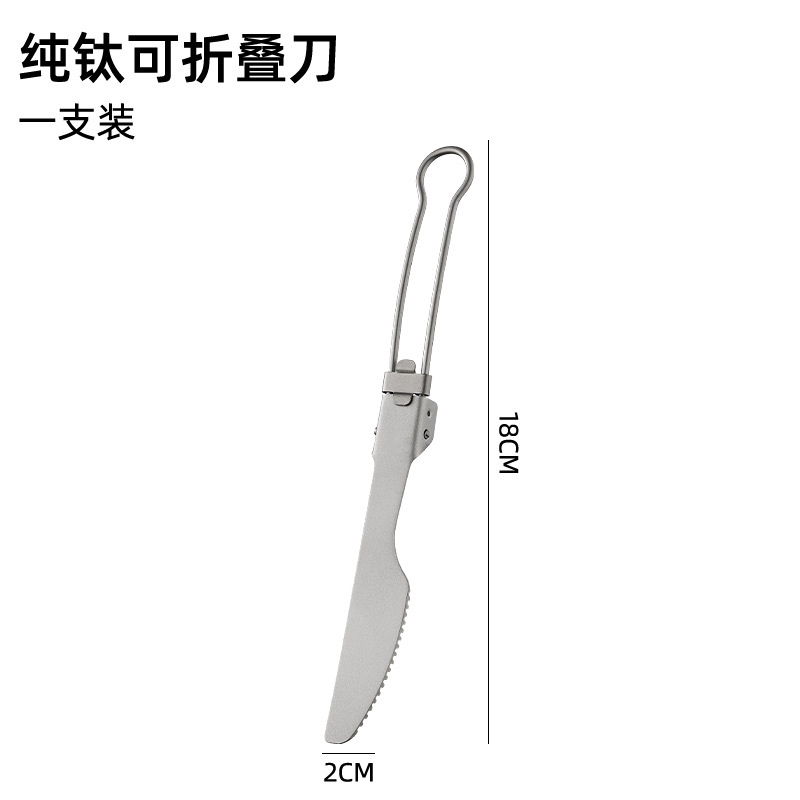 순수한 티타늄 (접는 칼)