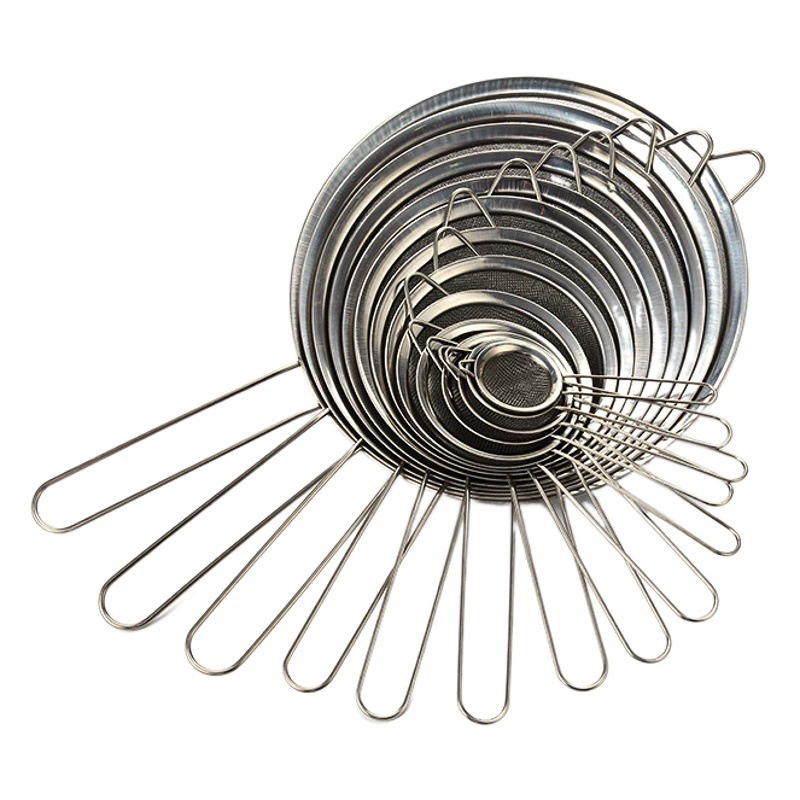 Ситечко для муки из нержавеющей стали, ручное сито-фильтр с ушками, оптовый производитель кухонных принадлежностей для выпечки