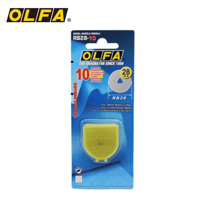 日本爱利华OLFA RB28-10滚刀圆刀片28MM直径10片装SKS-7