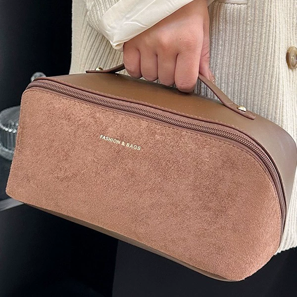 Вместительная фирменная ручная косметичка нижнее белье, бархатная organizer bag, косметичка для путешествий, щетка