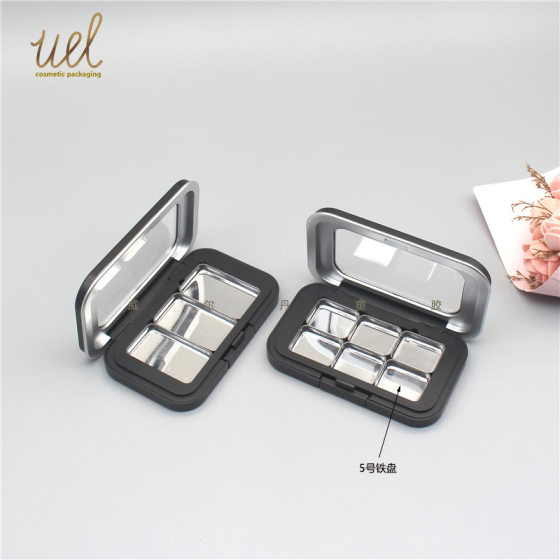 [Spot] s dumb black skylight cover soft magnet empty box lipstick box eye shadow blush high-gloss storage box