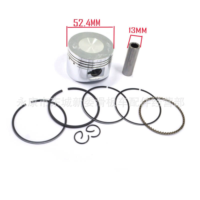 52.4mm Piston Full Cylinder Engine Gasket Kit for Horizontal 110CC Engine Repair Kit