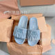 Internet Celebrity Same Style Women's Summer Outer Wear 2023 New Pleated Casual Height Increasing Seaside Vacation Thick Bottom Sandals