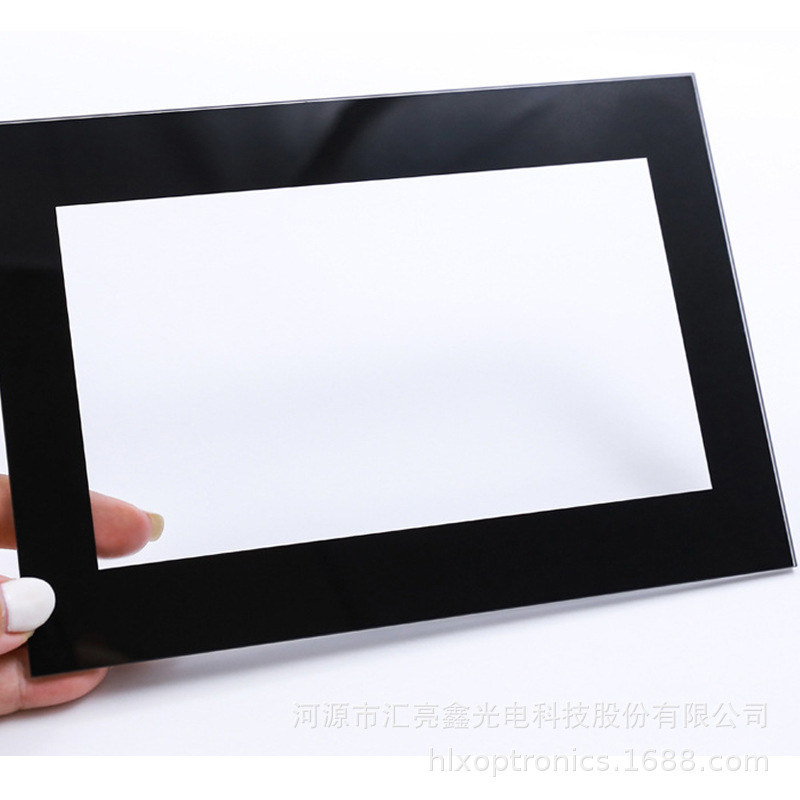 黑色丝印显示屏AR玻璃 透过率大于98%单双面ar玻璃 广东AR镀膜厂