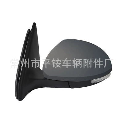 Suitable for 12-17 Volkswagen Tiguan Rearview Mirror Assembly Tiguan 12-14 Reversing Mirror (Rear mirror/rearview mirror assembly) - 6-wire-electric-adjustment-heating-turn-signal-unpainted-l