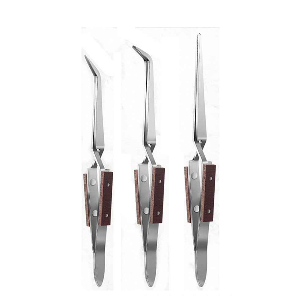 反弹首饰焊接镊子 直镊子 弯镊子珠宝首饰制造工具万向支架反弹夹