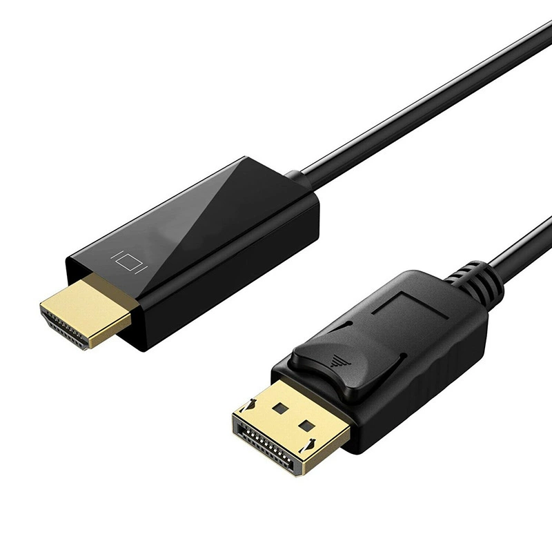 Источник кабель конвертер DisplayPort в HDMI линия 1.8м DP на HDMI HD компьютер вращение кабель