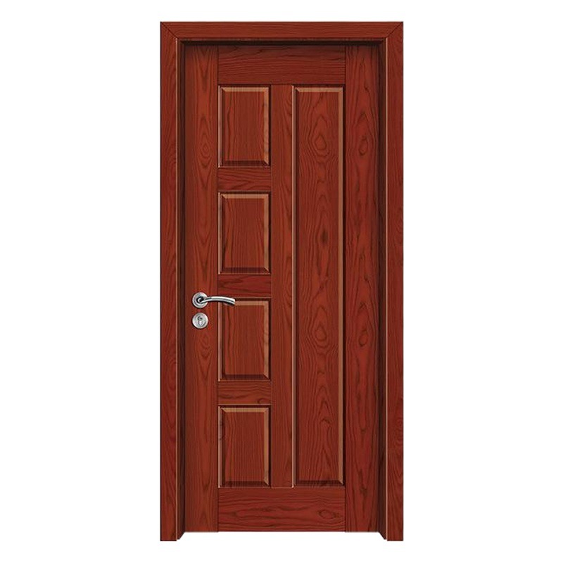 Puerta compuesta de madera maciza puerta del dormitorio interior puerta cuadrada de madera insonorizada traje de puerta de la sala de estar del hogar ecológico sin pintura