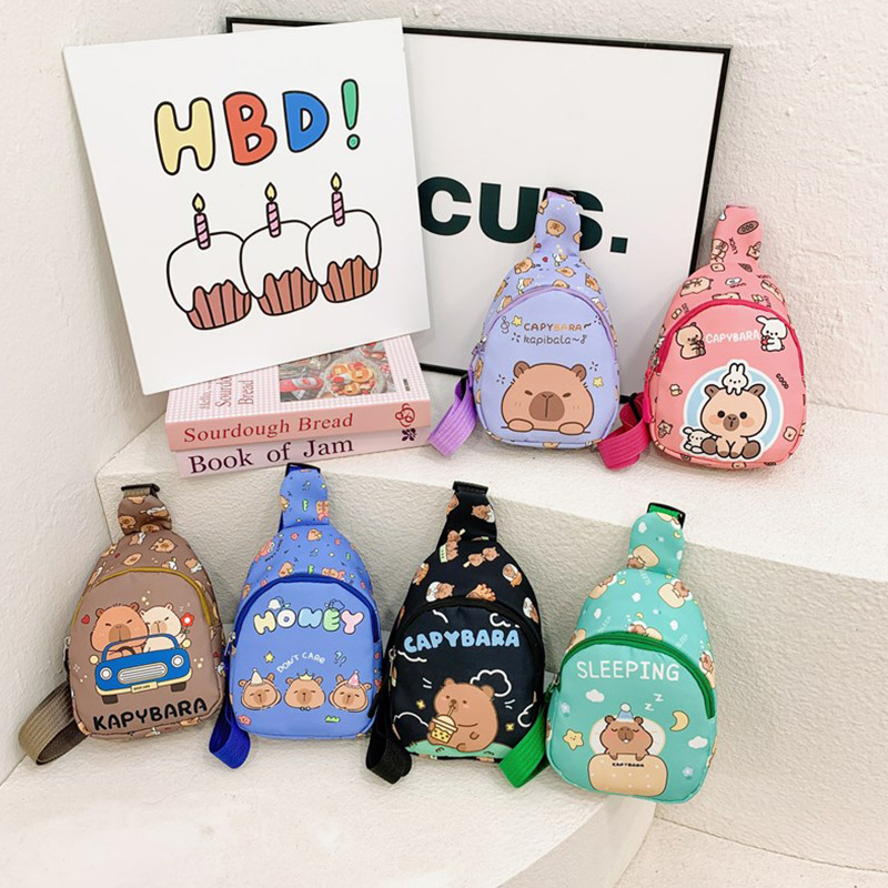 Bolsos de chicas lindos transfronterizos de dibujos animados para niños bolsos de mochila para bebés varones bolsos de cambio princesa bolsos de pecho de chicas
