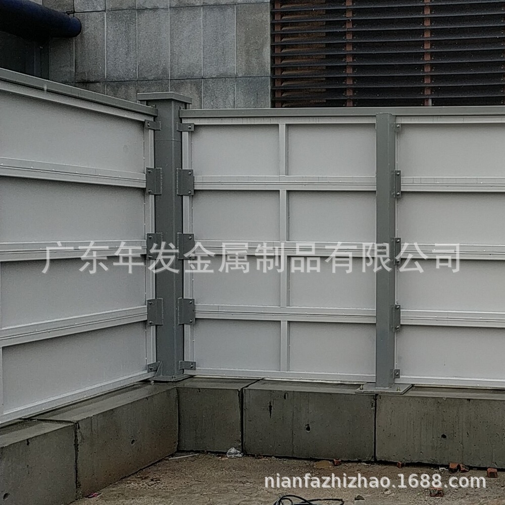 广州装配式围挡 镀锌道路施工围蔽 烤漆钢结构工地围挡