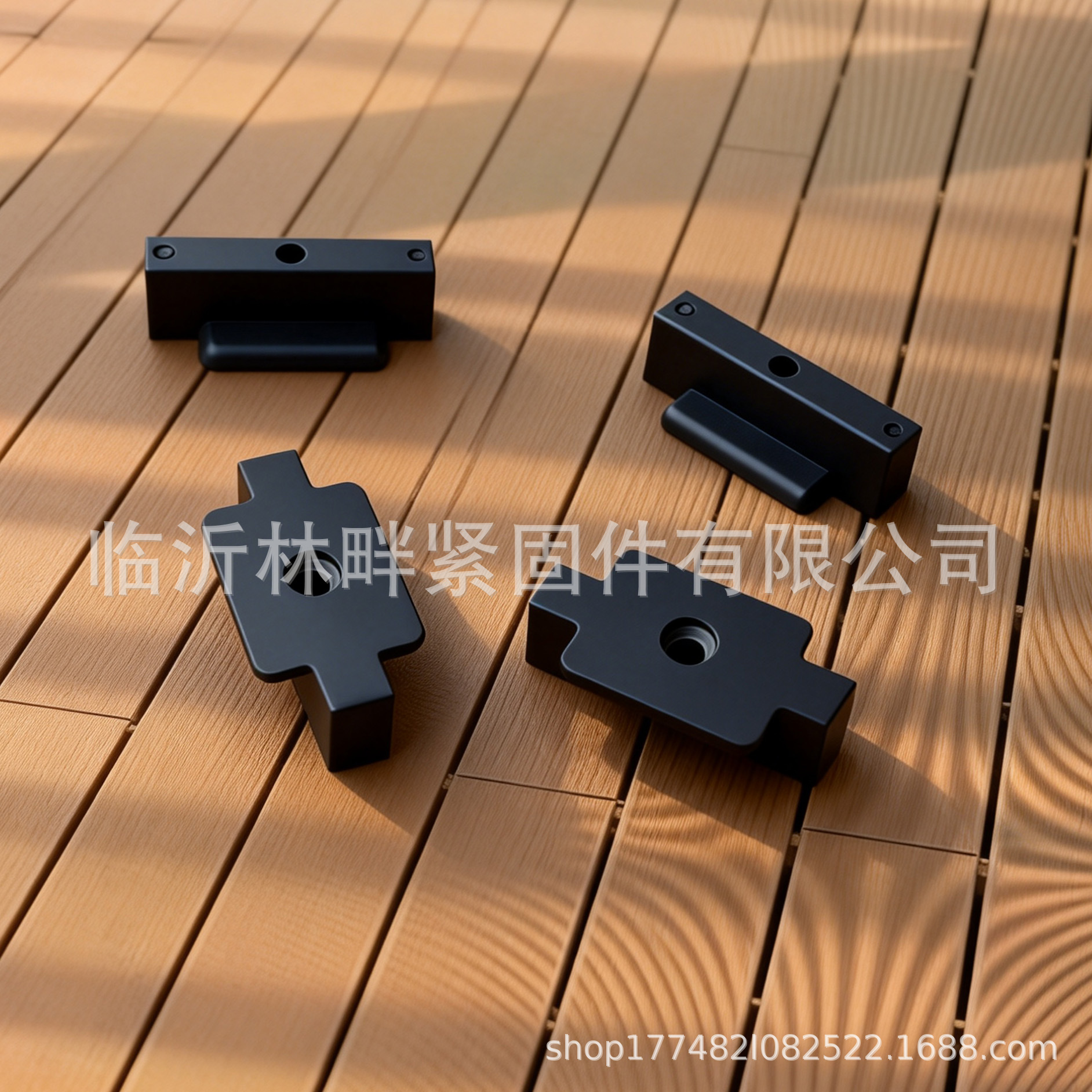 尼龙塑木地板扣件wpc deck clip专业加工