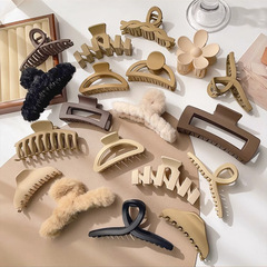 Ultra Large Grab Clip Women's 2023 New Model High-End Sensibility Rear Head Volume Multi-Clip Shark Clip Hair Clip Head Accessory