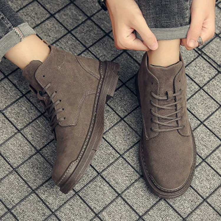 Сенсинью Мартенс Демисезонные дышащие ботинки — модныеankle boots в черном, хаки, бархатные