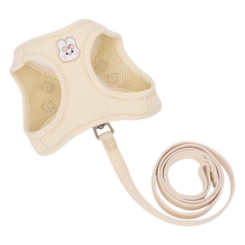 Correa de gato correa de pecho para mascotas estilo chaleco anti-rotura cuerda de gato caminando cuerda gato cadena para salir