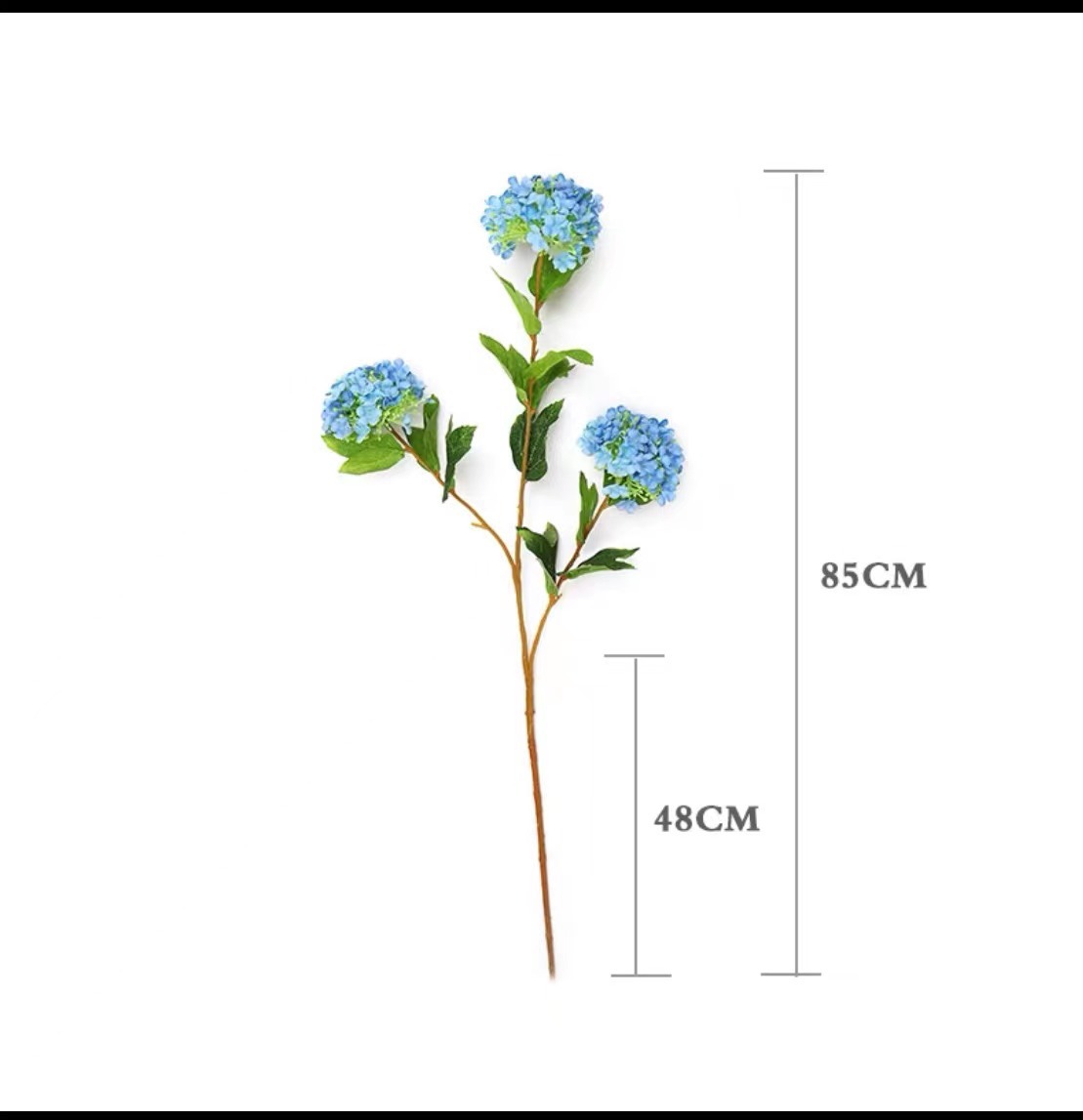 仿真花绢花 木绣球花 单支婚庆装饰路引花 家居装扮 商业美陈摄影详情8