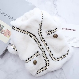 Dog Clothes Winter Clothes Double Layer Thickened Little Teddy Beaumi Bear Schanery Winter Pet Puppy Chanel