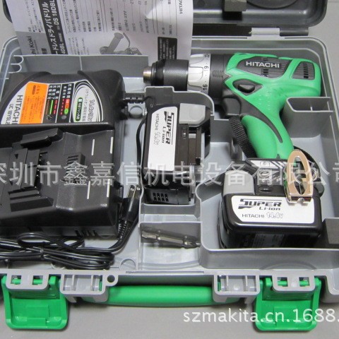 批发零售日本hitachi日立充电式起子电钻DS14DBL
