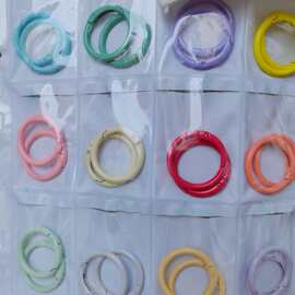 32外径锌合金弹簧圈卡圈开口圈diy手机链挂件饰品配件首饰吊坠