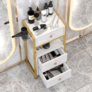 Hairdressing Shop Cutting Cabinet Beauty Salon Tool Storage Cabinet Hair Dryer Storage Rack Barber Shop Tool Cabinet Qin Xuan