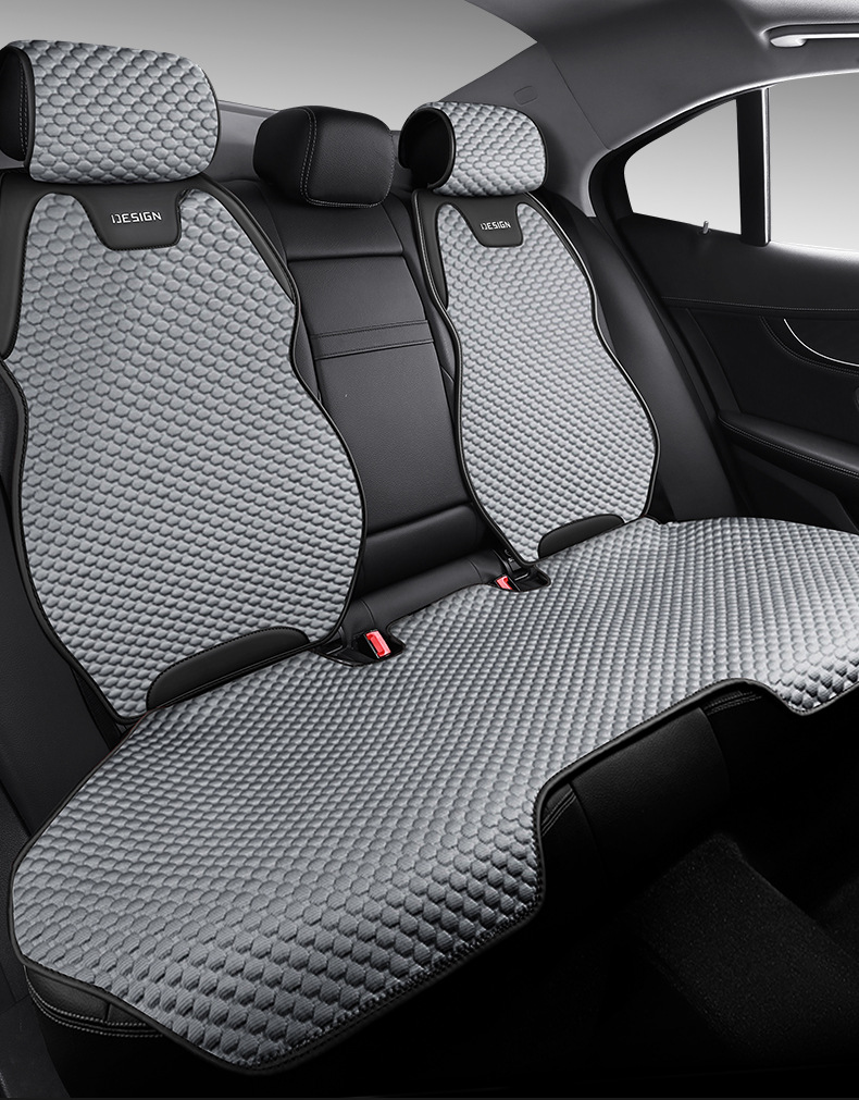 Car Cushion Four Seasons Universal Ultra-thin Cool Breathable Seat Cover Summer Cool Cushion Saddle Cushion Small Man Waist Cushion