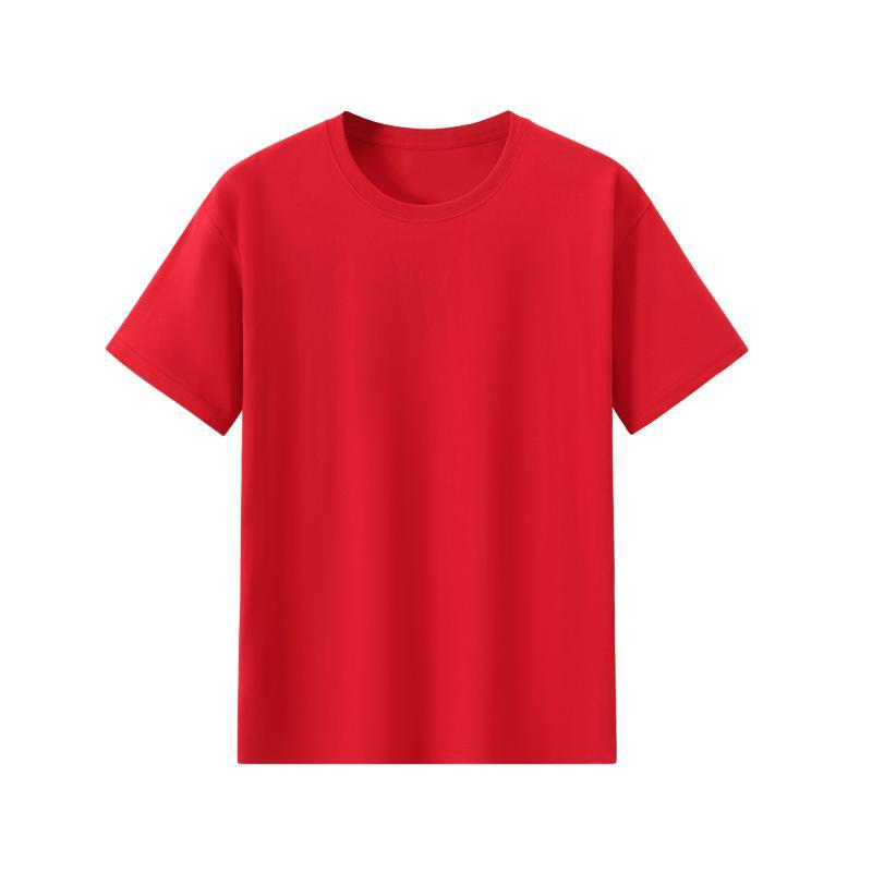 Comercio exterior europeo y americano camiseta de algodón de hielo logotipo impreso personalizado camiseta publicitaria cuello redondo personalizado manga corta personalizada cultura