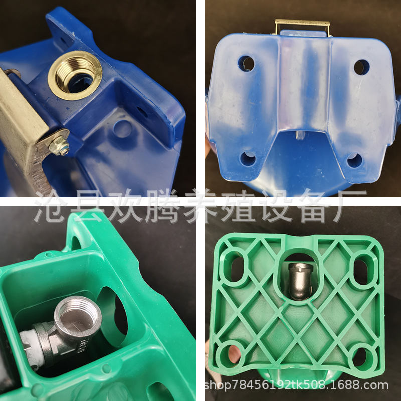 Fuente de fábrica vaca caballo oveja burro plástico vaca tazón engrosado plástico automático dispensador de agua vaca toque plástico tazón de agua
