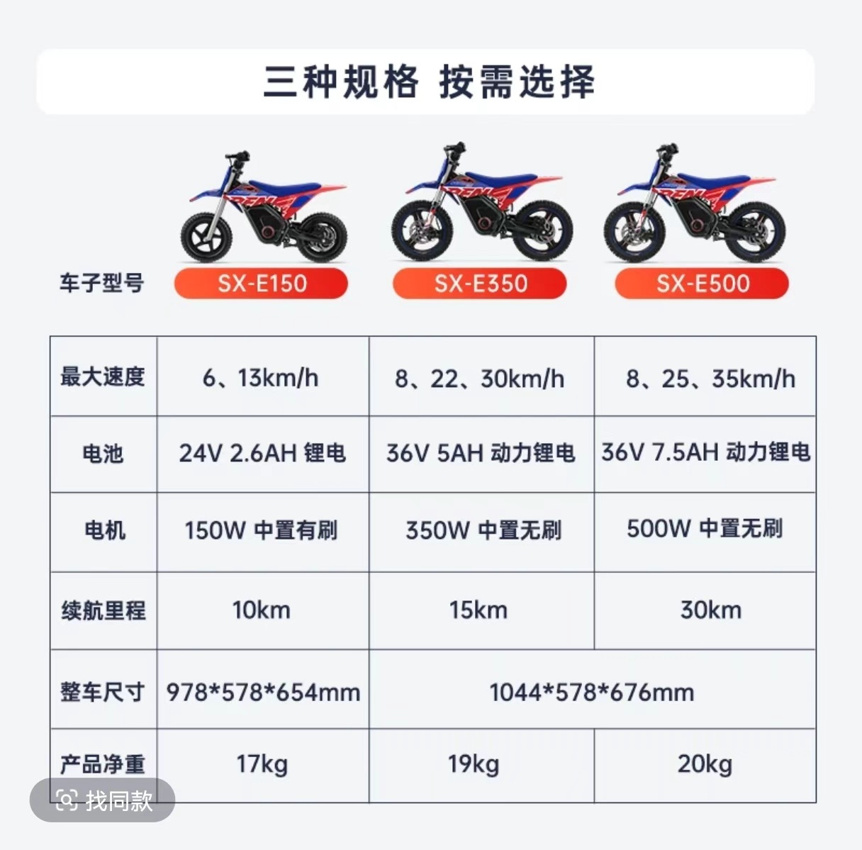 Apollo Rfn Children's Electric Off-Road Motorcycle Sx-E150 E350 E 25kg Wheeled Electric Bicycle