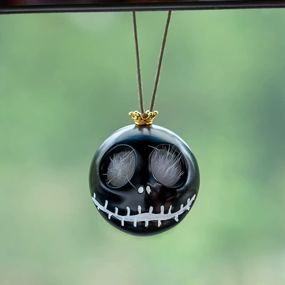 Car hanging Halloween swing pendant car - black