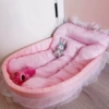 Pink macaron style [bottom of the nest + mat + lace]