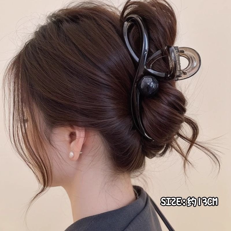 韓国東大門2025年新作ヘアクリップ、女性用ヘアピン、高級感のあるシャーククリップ、ヘアアクセサリー、ヘアピン|undefined