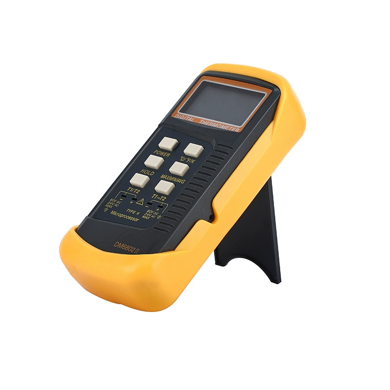Двухканальный термометр Термопарный термометр Двухканальный термометр Контактный термометр DT-6802II